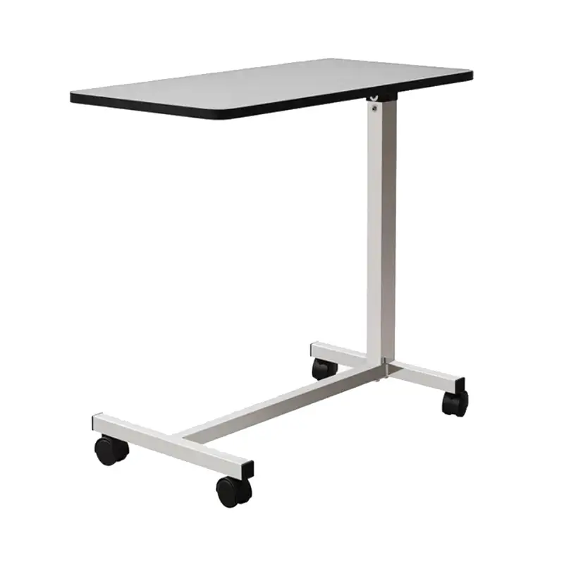 Adjustable Overbed Table for Hospitals with Rotating Feature